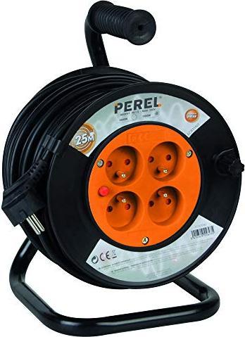 Actual product image Velleman CABLE REEL 25 m - 3G1.5 - 4 SOCKETS (25 m, 1.50 mm²)