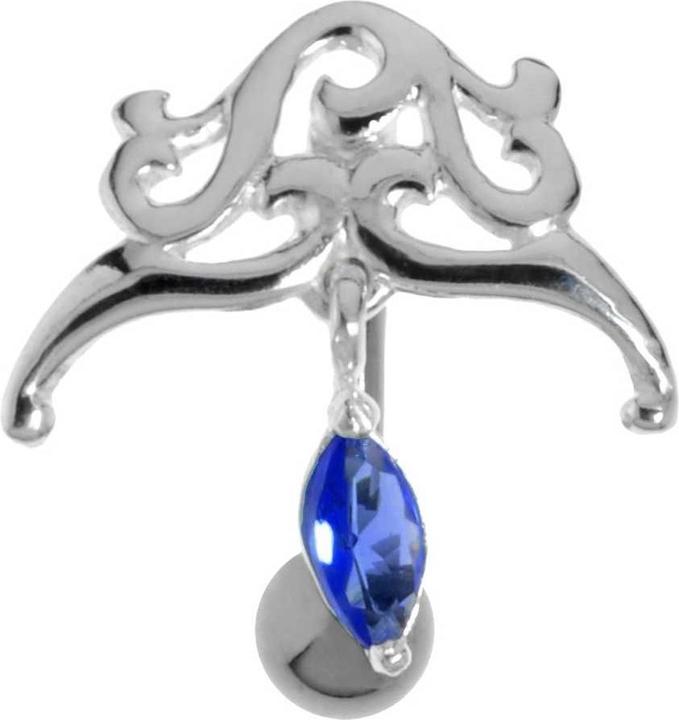Immagine prodotto Bijouteria Piercing ventre (Acciaio chirurgico 316L, Argento 925, Zirconia)