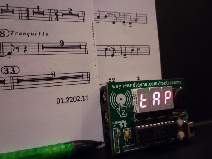 Actual product image Play-Zone Wayne and Layne Tap Tempo Metronome (Electronics kit)