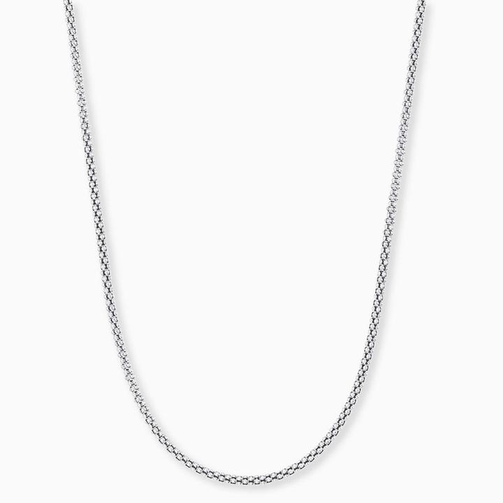 Actual product image Engelsrufer Pea chain silver (925 silver rhodium-plated, 45 cm)