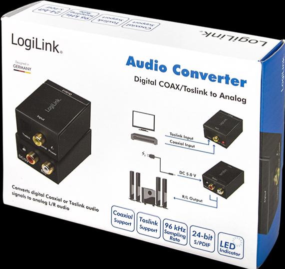 Produktbild LogiLink Audio Konverter (Digital -> Analog)