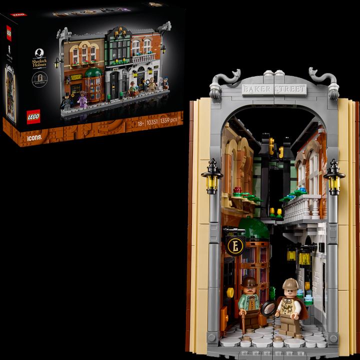 Actual product image LEGO Sherlock Holmes: Book Nook (10351, LEGO Icons)