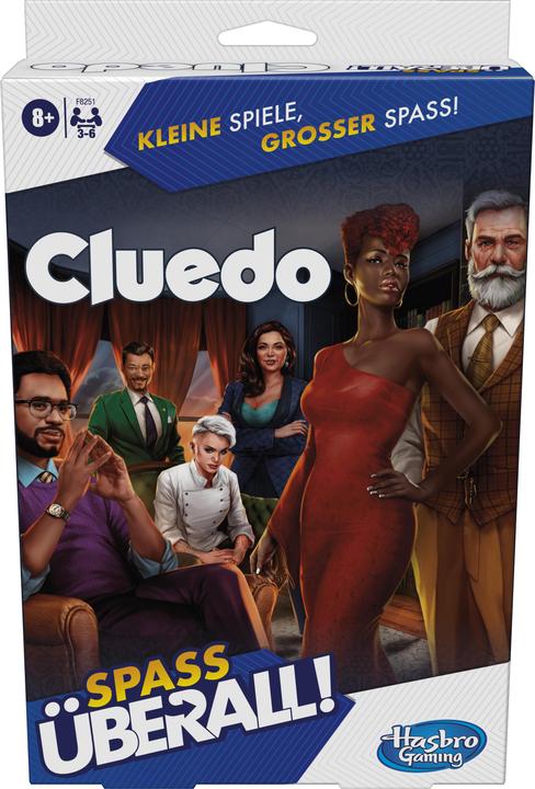 Produktbild Hasbro Gaming Cluedo Kompakt, portables Spiel für 3–6 Spieler, Reisespiel für Kinder, Spass überall (Deutsch)