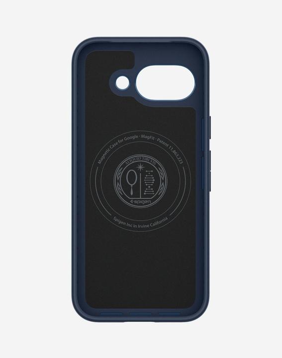 Actual product image Spigen Thin Fit (MagFit) Pixel 9a Case Navy Blue (Google Pixel 9a)