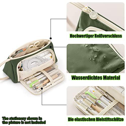 Immagine prodotto Only-Bags.Store Astuccio per matite astuccio per matite per adolescenti di grande capacità per la scuola e l'ufficio