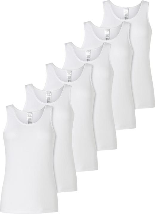 Actual product image Schiesser 6er Pack 95/5 Modern Cotton Unterhemd / Top (42, XL)