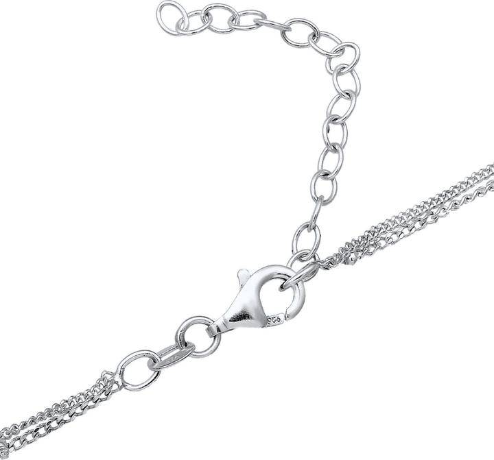 Immagine prodotto Elli Collana Choker Strato Catena a sfere di cristallo Argento 925 (Cristallo di vetro, Argento 925, 36 cm)