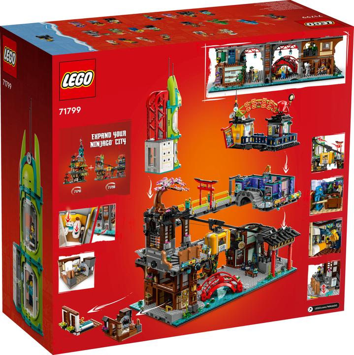 Produktbild LEGO Die Märkte von Ninjago City (71799, LEGO Ninjago, LEGO Seltene Sets)