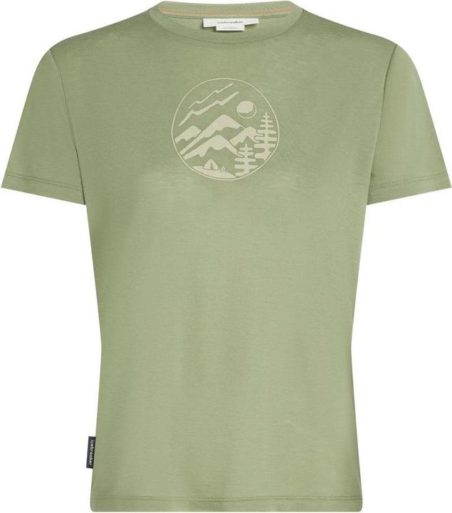 Icebreaker Women Merino Blend Core SS Tee Camping Circle