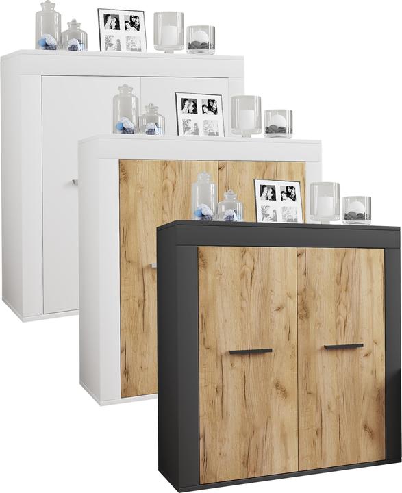 Produktbild VCM Kommode Sideboard Usilo 2 Drehtüren (80 x 35 x 89 cm)