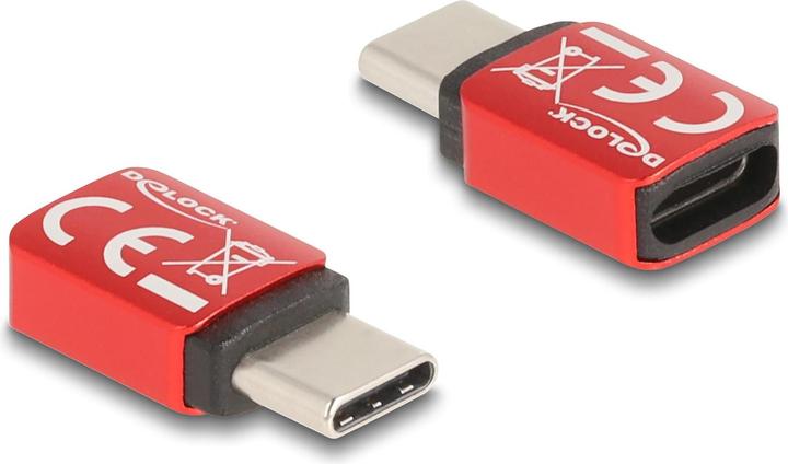 Delock 60689 - USB data blocker USB Type-C plug to USB Type-C socket 240 W