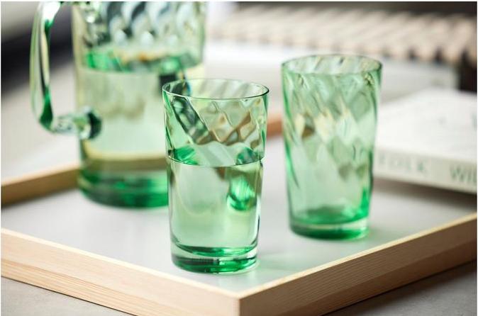 Actual product image Lyngby 40 cl - Glass - Grøn (4.50 dl, 4 x, Long drink glasses)