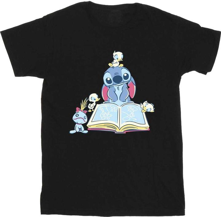 Disney Lilo & Stitch Reading A Book TShirt Mädchen