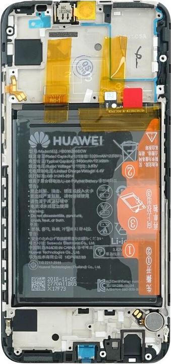 Immagine prodotto Huawei Unità display + cornice + batteria P Smart 2019 nero 02352JEY (Display, Huawei P Smart (2019))