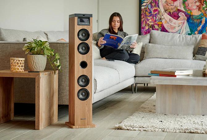 Produktbild Thomson Sound Tower 60w Cd Usb Sd (1 Stk., 10 W)