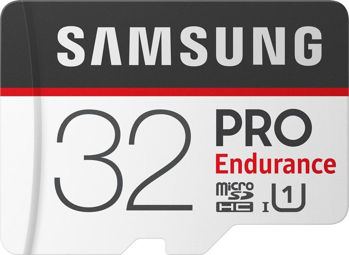 Image du produit Samsung Pro Endurance microSD UHS-I (32 Go, microSDHC, U3, UHS-I)