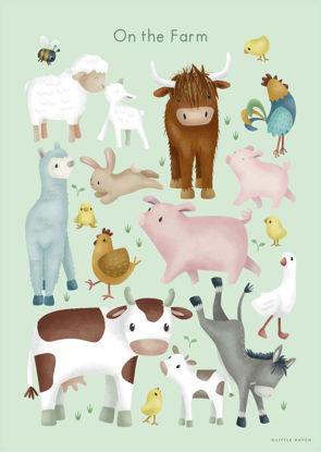 Produktbild Little Dutch Poster A3 Little Farm
