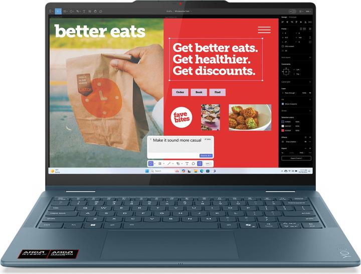 Image du produit Lenovo Yoga 7 2-in-1 (14", AMD Ryzen AI 5 340, 16 Go, 512 Go, DE)