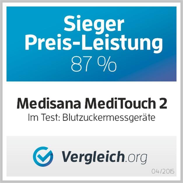 Image du produit Medisana MediTouch 2 mg/dL (Glucomètre)