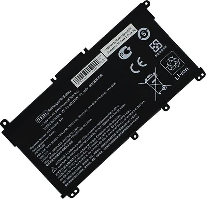 Image du produit AGI Batterie compatible avec HP Pavilion x360 14-cd1500nz (1 cellules, 3400 mAh)