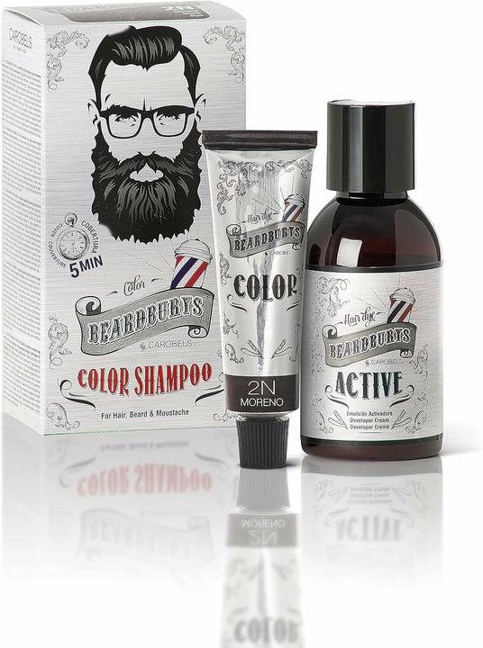 Actual product image Beardburys Color Shampoo 2N Black (Liquid shampoo)