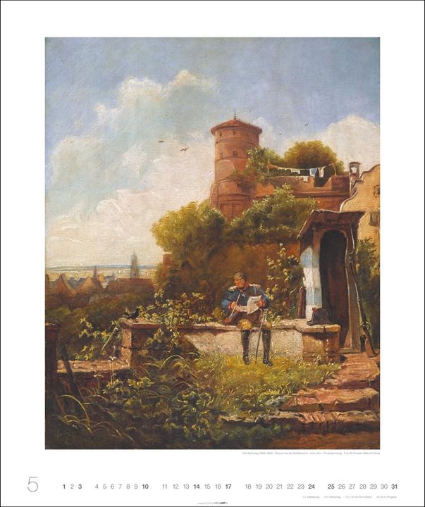 Produktbild Carl Spitzweg Edition Kalender 2026 (46 x 55 cm, Deutsch)
