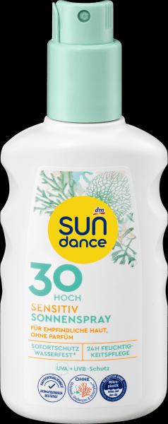 dm Sundance Sensitiv (Sonnenspray, SPF 30, 200 ml, 200 g)