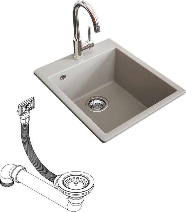 Produktbild Bergström Venice (Einbauspüle, 42.50 cm, 50 cm)