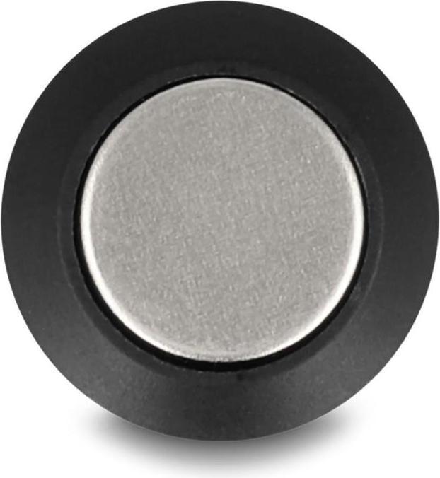 Image du produit Delock Drucktaster zum Einbau 16 mm 2 x Schraubklemme Taster flach Kunststoff Sn