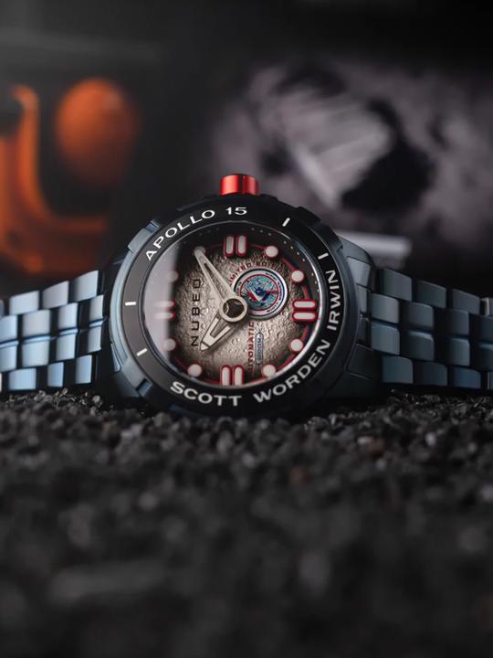 Actual product image Nubeo NB-6093-55 Apollo 55th (Rotating bezel left)