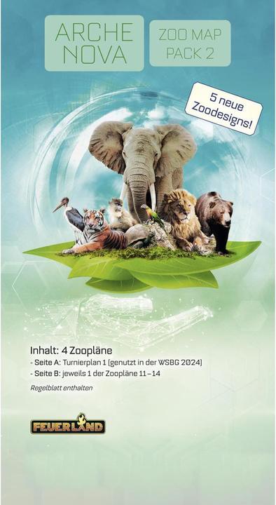 Actual product image Feuerland Nova Ark: Zoo Map Pack 2 (German)