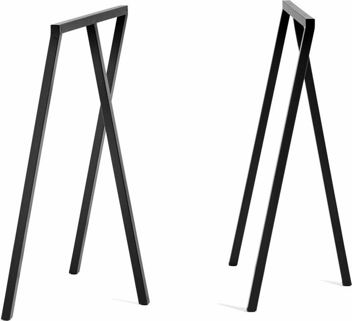 Black powder-coated