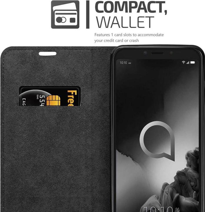 Image du produit Cadorabo Book Couverture magnétique invisible (Alcatel 1S (2019))