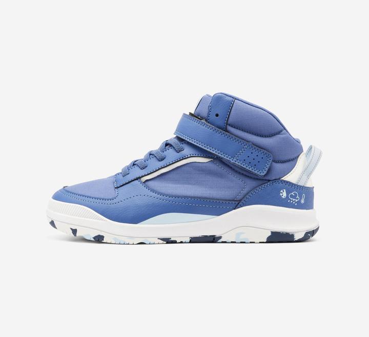 Decathlon Turnschuhe Kinder hoch Schnürsenkel Klettverschluss - Playventure blau (38)