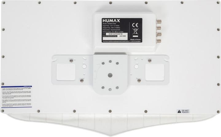 Image du produit Humax H40D4 (Antenne plate, 33 dB, DVB-S / -S2)