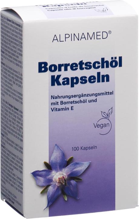 Actual product image Alpinamed Borage Oil (100 Piece, Capsules, 90 g)
