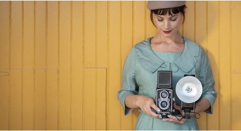 Produktbild Godox Retro Lux Senior Blue (Fuji, Canon, Nikon, Olympus, Pentax, Fujifilm)