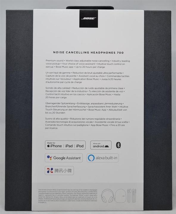 Actual product image Bose Headphones 700 (ANC, 20 h, Wireless)