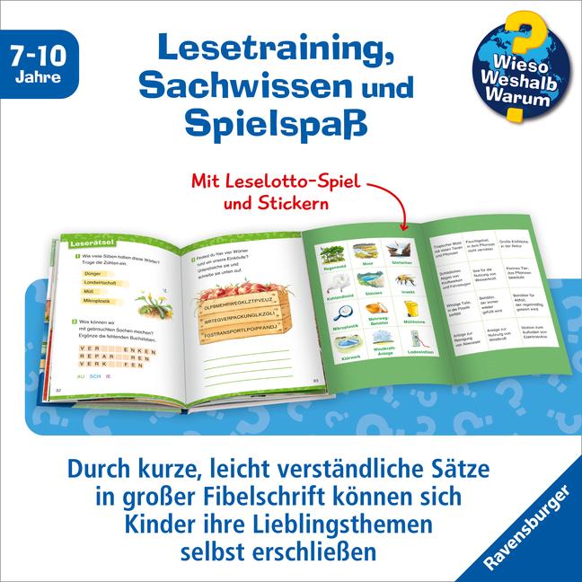 Productafbeelding Ravensburger Wieso? Weshalb? Warum? Erstleser, Band 13: Umweltschutz (Duits, Carola von Kessel, Svetlana Kilian, 2024)