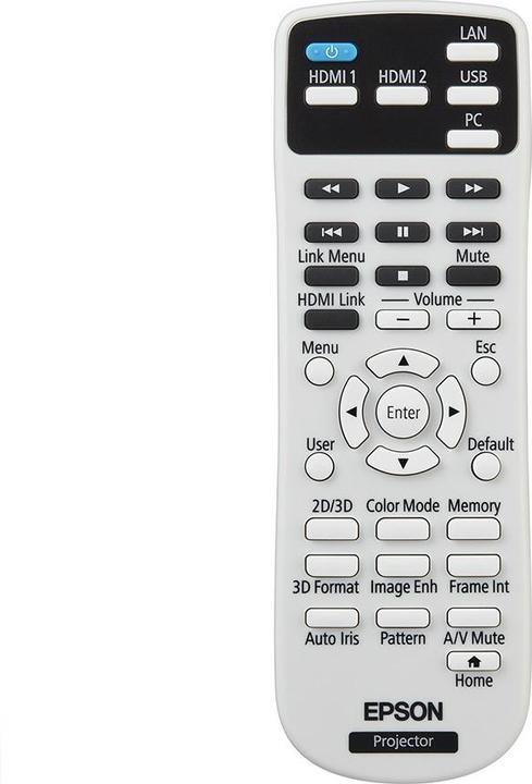 Actual product image Epson Eh-Tw5400 (Full HD, 2500 lm, 1.22 - 1.47:1)