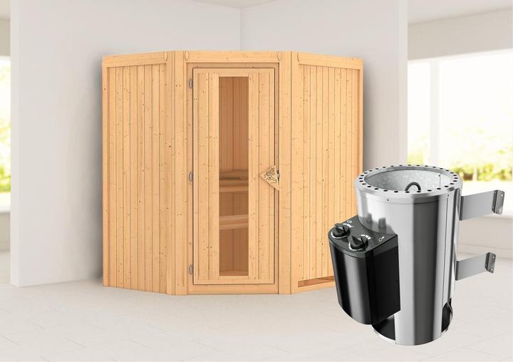 Actual product image Karibu Tonja without roof rim (Plug & Play 3.6 KW internal control)