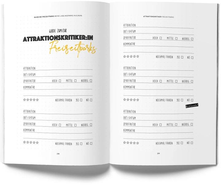 Produktbild GuideMe Travel Book Die 30 besten Freizeitparks Europas – Reiseführer (Deutsch, Stefan Andter, 2022)