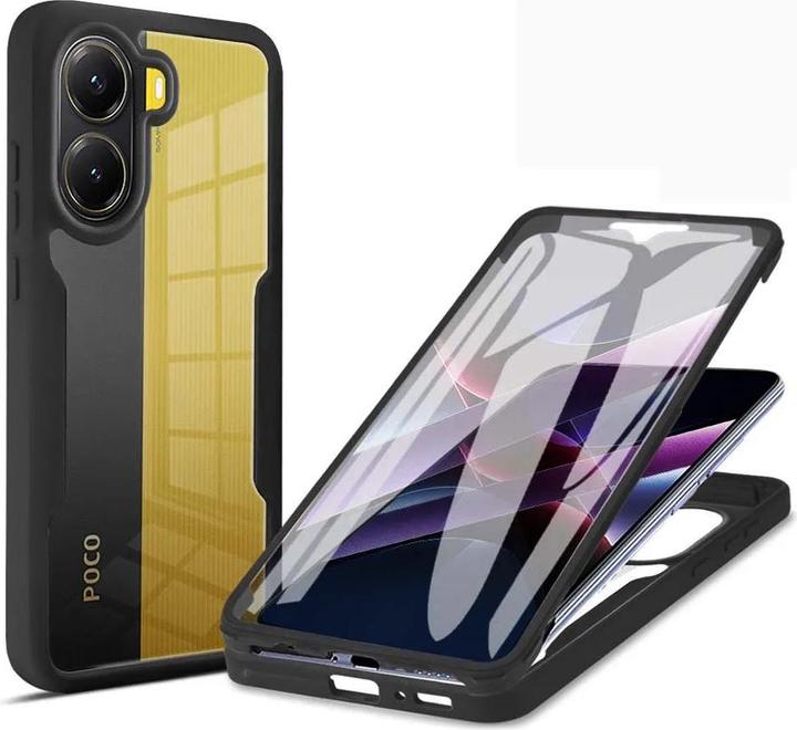 Produktbild Techsuit - ColorVerse 360 Series + Screen Protector - Xiaomi Poco X7 Pro - Black (Xiaomi Poco X7 Pro)