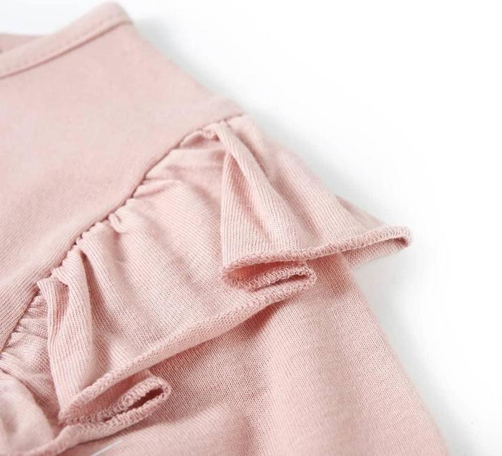 Produktbild VidaXL Kinder-Langarmshirt Rosa 128,Material: 100 % Baumwolle,Farbe (128)