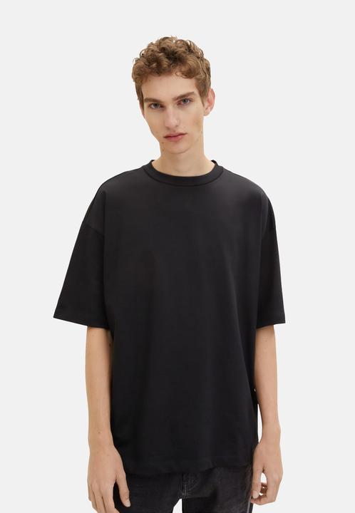 Immagine prodotto Tom Tailor Shirt Oversized-T-Shirt mit Rundhalsausschnitt aus Baumwolljersey (M)