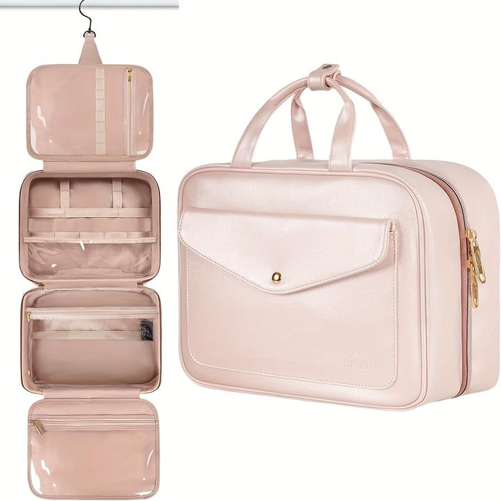 Only-Bags.Store Kulturtasche, 9-Liter-Tasche mit Metallgriff, grosse Kosmetiktaschen, mehrere Reisetaschen (9 l)