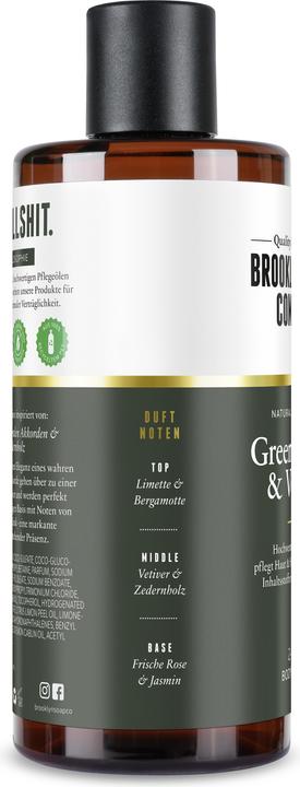 Immagine prodotto Brooklyn Soap Company Gel doccia al legno verde e vetiver 300 ml (300 ml)