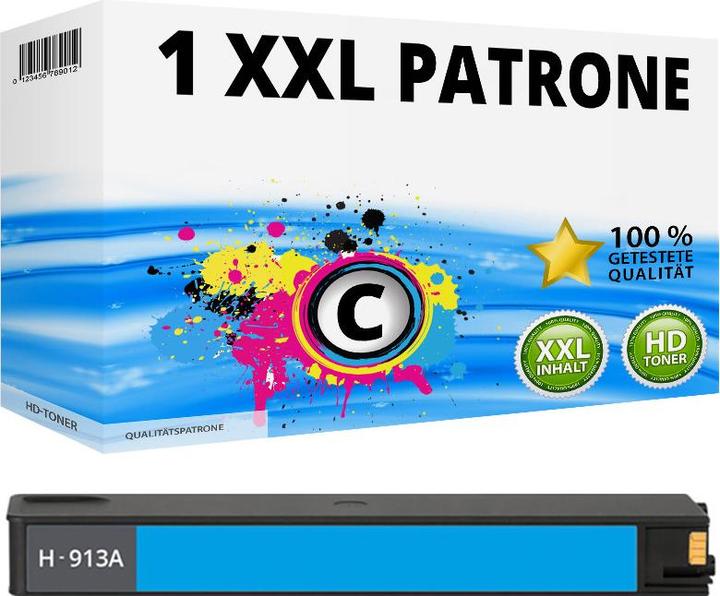 Immagine prodotto Druckfuxx 1x XXL TINTE PATRONEN für HP 913A PageWide Pro 352dw 377dw 452dwt 477d