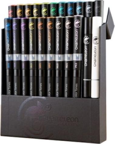 Actual product image Chameleon Brushpens (Multicoloured, 22 x)