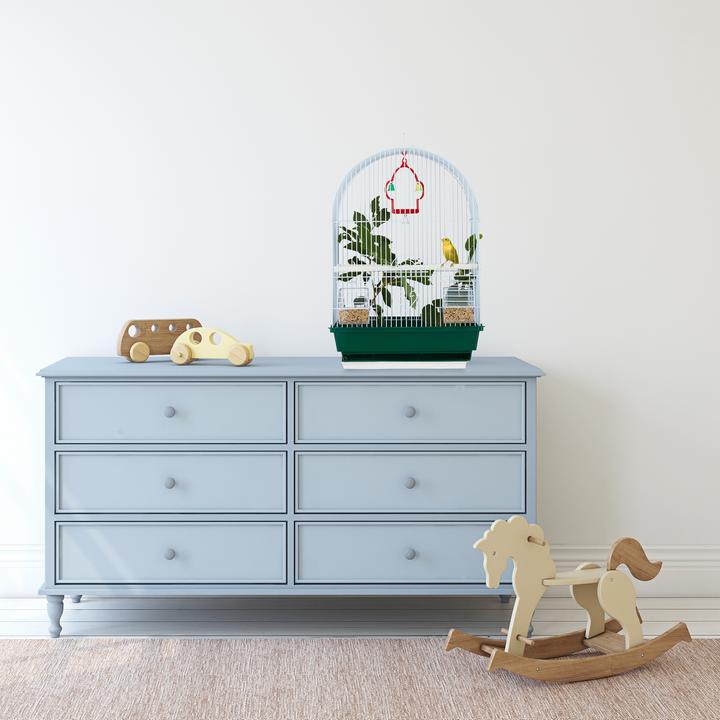 Image du produit Relaxdays Cage à oiseaux avec accessoires